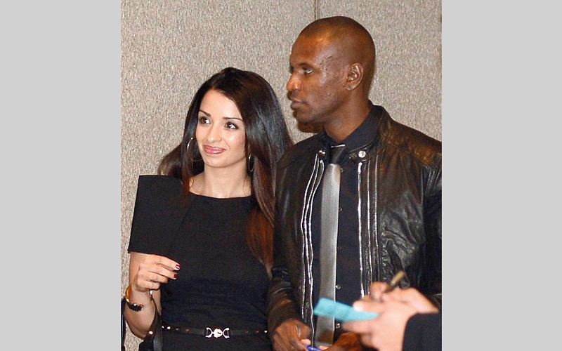 أبيدال وزوجته الجزائرية الأصل حياة كبير.  أرشيفية