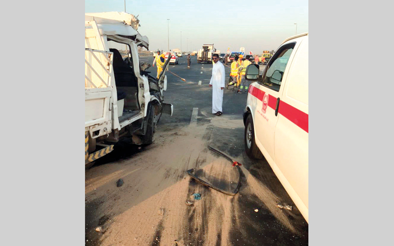 وفاة 4 أشخاص بحادث تصادم في دبي