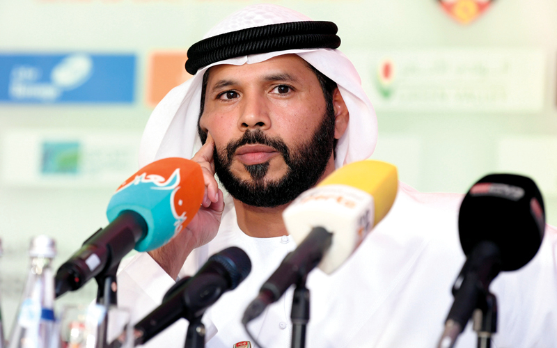 رئيس اتحاد كرة القدم مروان بن غليطة. من المصدر