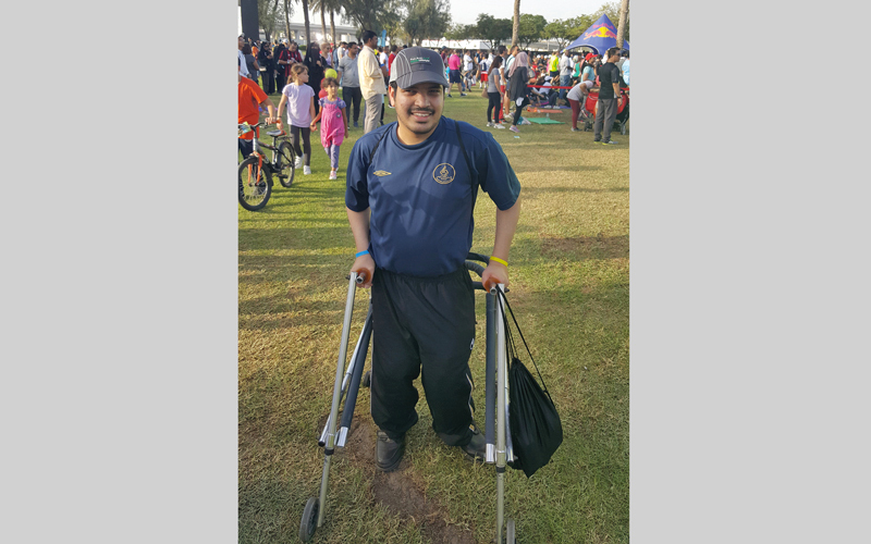 حرص راشد المرزوقي على المشاركة في أول أيام تحدّي دبي.

الإمارات اليوم