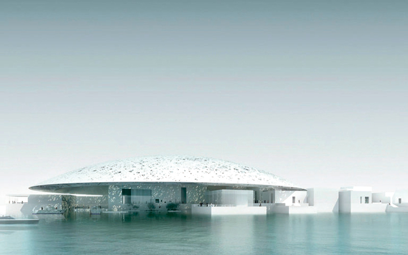 اللوفر أبوظبي أول متحف من نوعه في العالم العربي برؤية عالمية. أرشيفية