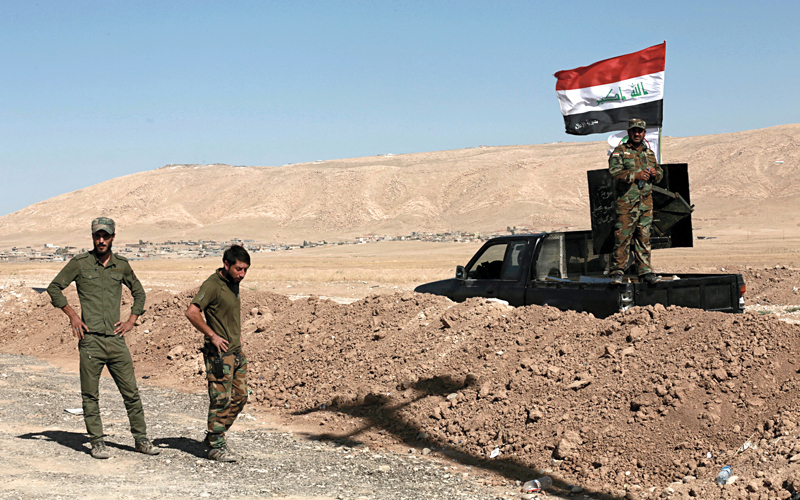 القوات العراقية استولت على مدينة كركوك بسهولة. أ.ب