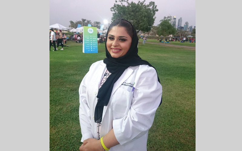 ندى الملا: الصحة هي أساس سعادة الأفراد والمجتمعات. الإمارات اليوم