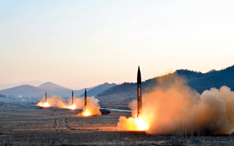 مئات الآلاف من القتلى سيسقطون في اليوم الأول من اندلاع حرب نووية.  أ.ف.ب