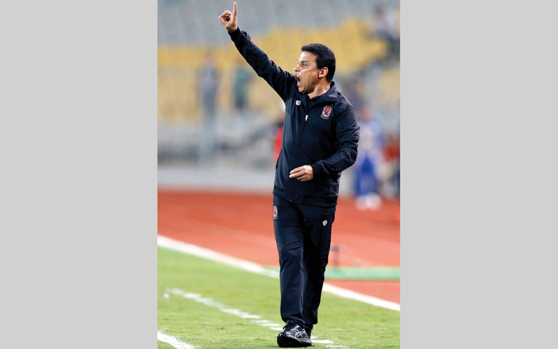 مدرب الأهلي حسام البدري. رويترز