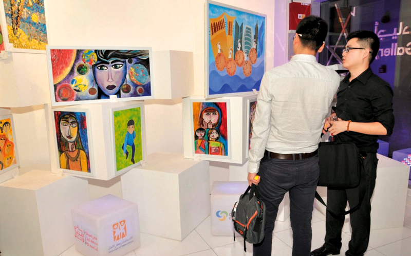 إبداعات الصغار في «فن أبوظبي» تدعم «أطفال الزعتري»