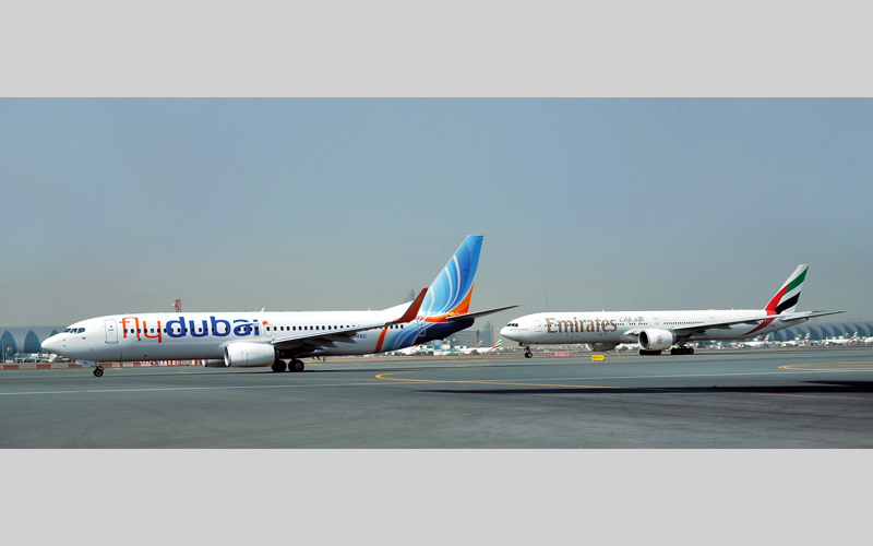 16 وجهة جديدة للرمز المشترك بين «طيران الإمارات» و«فلاي دبي»