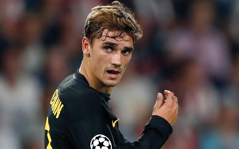 ضغط كبير على غريزمان لإنقاذ أتلتيكو. الإمارات اليوم