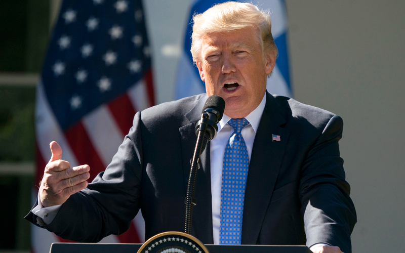 الرئيس الأميركي ترامب ألغى برنامجاً للمخابرات المركزية كان الهدف منه تقديم المساعدة للمعارضة المعتدلة. أ.ب