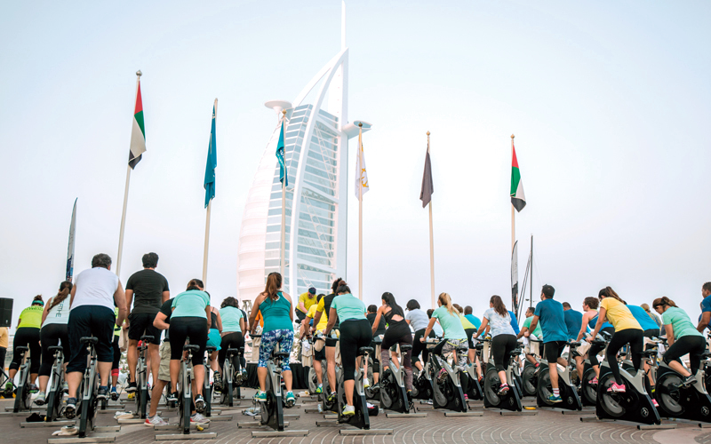 المبادرة هدفت إلى جعل دبي أكثر المدن نشاطاً وممارسة للرياضة في العالم. الإمارات اليوم