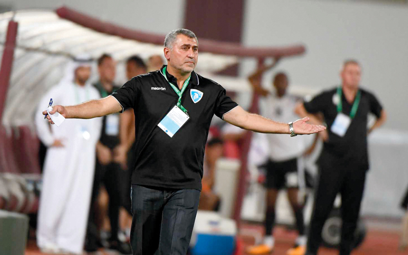 مدرب حتا نزار محروس. الإمارات اليوم