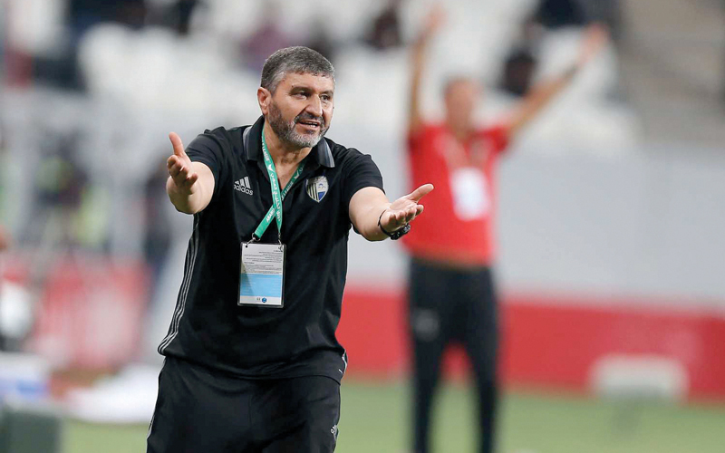 مدرب الظفرة محمد قويض. الإمارات اليوم