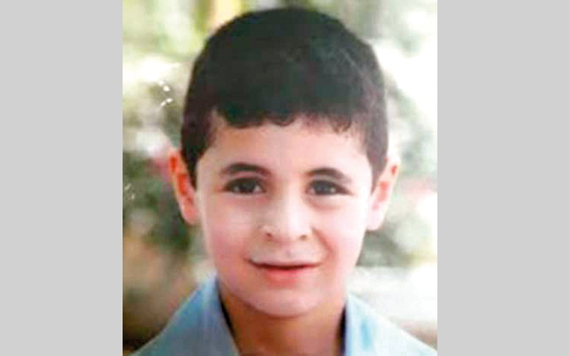 الطفل عبيدة.  أرشيفية