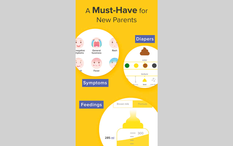 Baby Tracker App Glow.. سجلّ كامل لمتابعة الرضّع