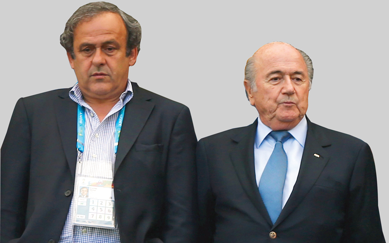 بلاتر: ساركوزي وبلاتيني وراء فوز قطر بتنظيم مونديال 2022