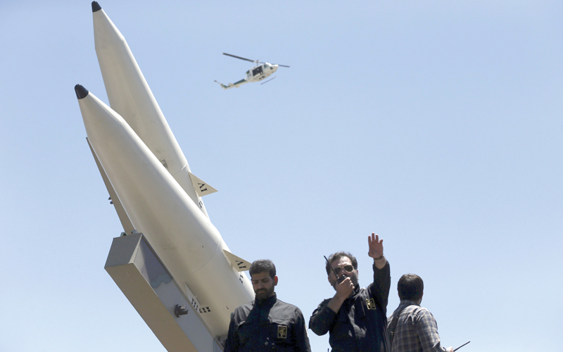 صواريخ ذو الفقار الباليستية. أ.ب