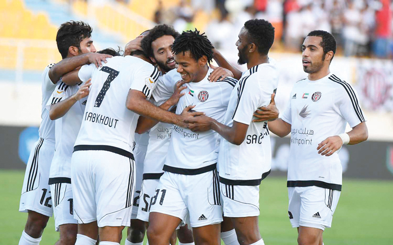 الجزيرة يأمل تمثيل الكرة الإماراتية بشكل مشرّف في مونديال الأندية. تصوير: إريك أرازاس