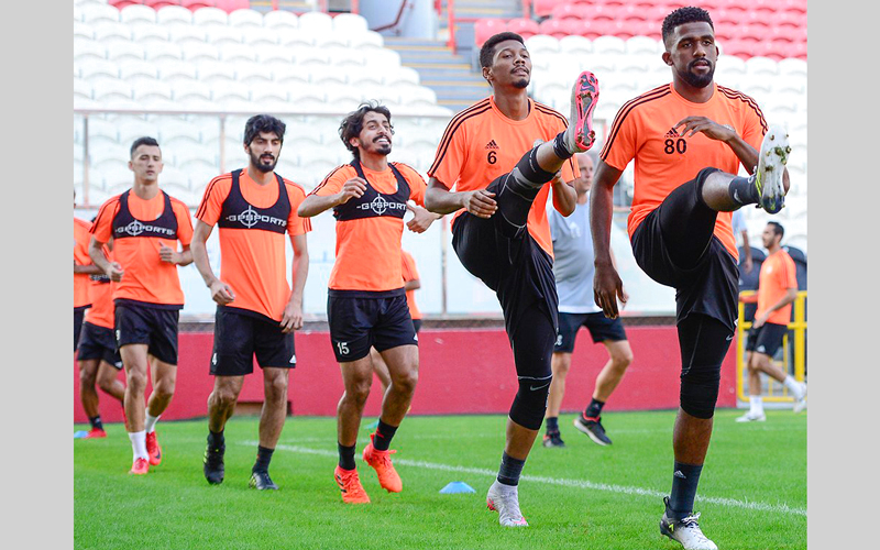 من استعدادات الجزيرة لمونديال الأندية. من المصدر