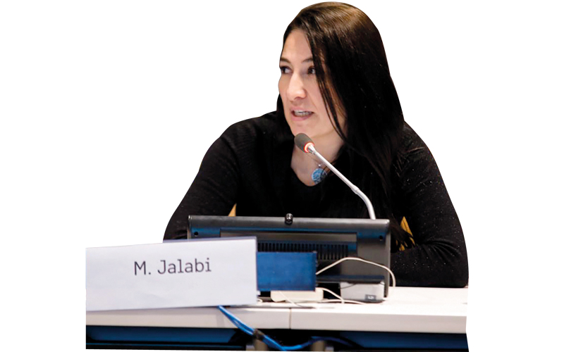 الناشطة مريم جلبي. أرشيفية