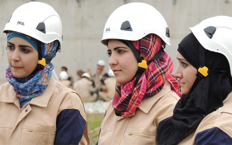 النظام السوري عمل على تهميش دور المرأة في المجتمع.  أرشيفية