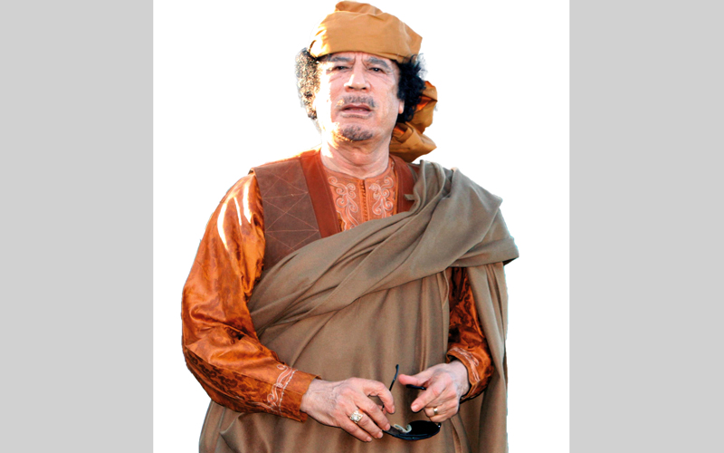غارات «الناتو» أدت إلى مقتل القذافي بوحشية. غيتي