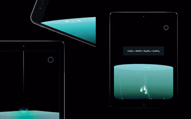 BEAKER Mix Chemicals.. لتحويل الهاتف إلى مختبر تخيلي