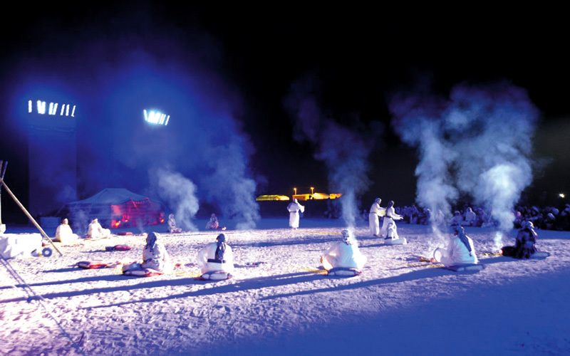خلال عروض المهرجان في دورة ماضية. أرشيفية