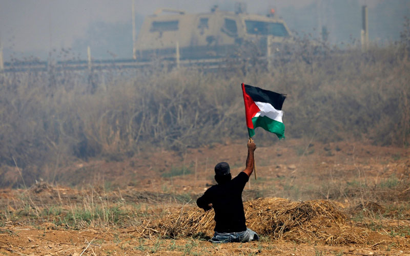 إبراهيم أبو ثريا قبل إستشهاده.