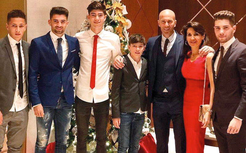 زيدان نشر مقطع فيديو وهو يؤدي قفزة جريئة مستخدماً الحبال. عن «إنستغرام»