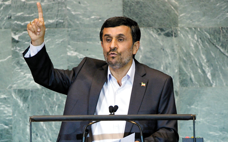 شهدت رئاسة أحمدي نجاد أحداثاً غير مسبوقة. أرشيفية
