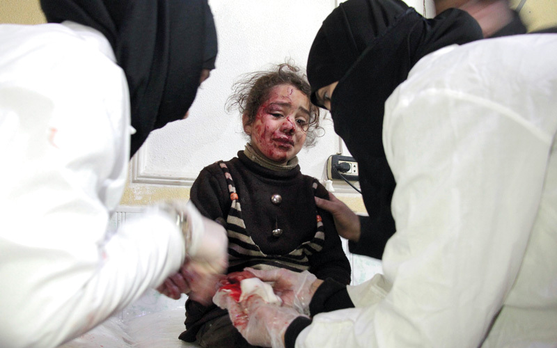 مقتل 17 مدنياً بقصف للنظام على الغوطة الشرقية لدمشق