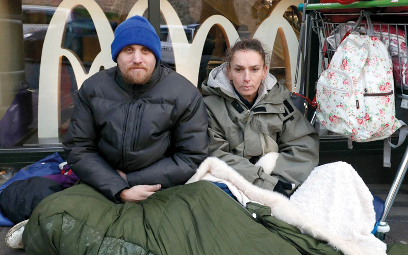 الحديث عن المشرّدين لفت الرأي العام في المقاطعة إلى قضيتهم.
أرشيفية