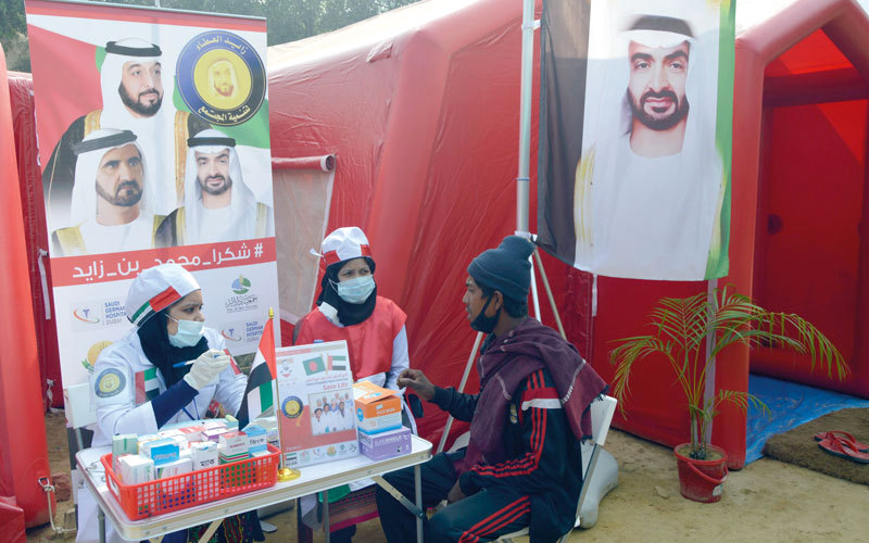 مستشفى زايد الإنساني لعلاج اللاجئين الأطفال والمسنين الروهينغا. من المصدر