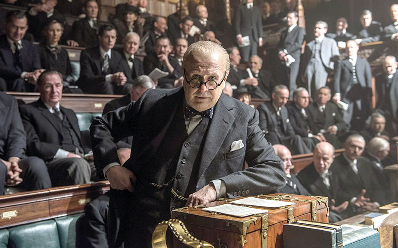 Focus Features Gary Oldman stars as British Prime Minister Winston Churchill in 'Darkest Hour.'