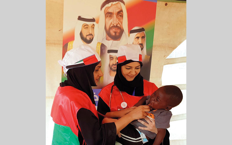 «المبادرة» استقطبت كوادر طبية تخصصية وأهّلتها للعمل  في فريق الإمارات التطوعي. من المصدر