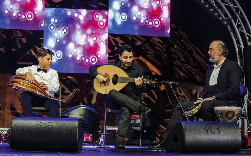 بصمة خاصة تركتها فرقة «أوتار تعزف» لدى الحاضرين. من المصدر