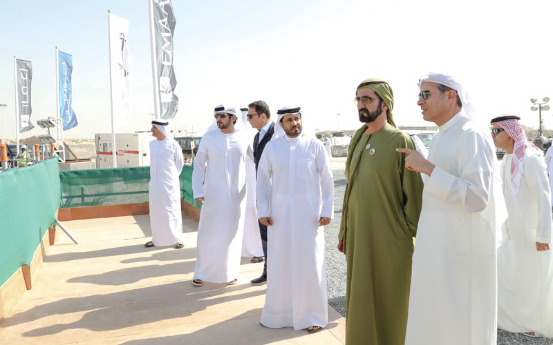 محمد بن راشد تعرّف إلى المستجدات التنفيذية للمشروع.

وام