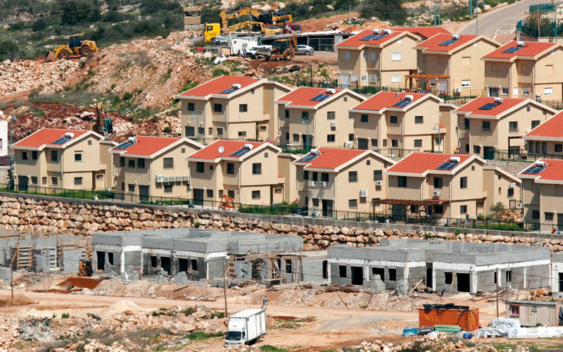 التوسّع في بناء المستوطنات يتواصل.  أرشيفية