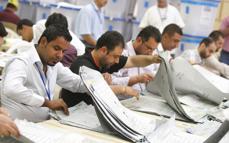 الانتخابات العراقية السابقة كرَّست الحالة الطائفية ويؤمل في الانتخابات الجديدة أن تفرز واقعاً جديداً. أرشيفية