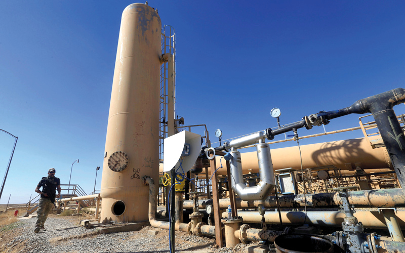 نفط كركوك مصدر توتر دائم بين بغداد وأربيل. رويترز