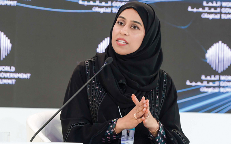 حصة بوحميد: دولة الإمارات تمتلك رصيداً كبيراً من جهود وخطط ومشروعات للاهتمام بالنساء. تصوير: أشوك فيرما