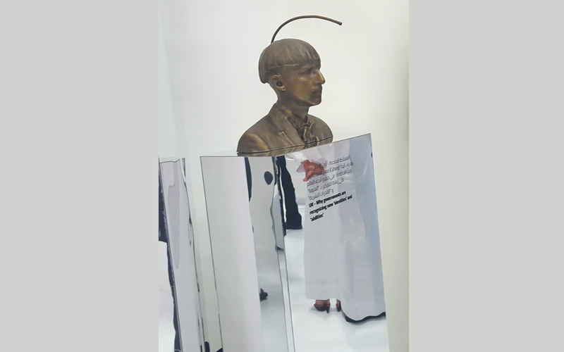 «محمد بن راشد للابتكار الحكومي» استعرض 7 ابتكارات في جناح «ابتكارات الحكومات الخلّاقة». من المصدر