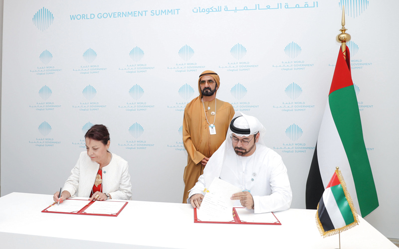 محمد بن راشد حضر التوقيع على اتفاقية التعاون بين البلدين.

وام