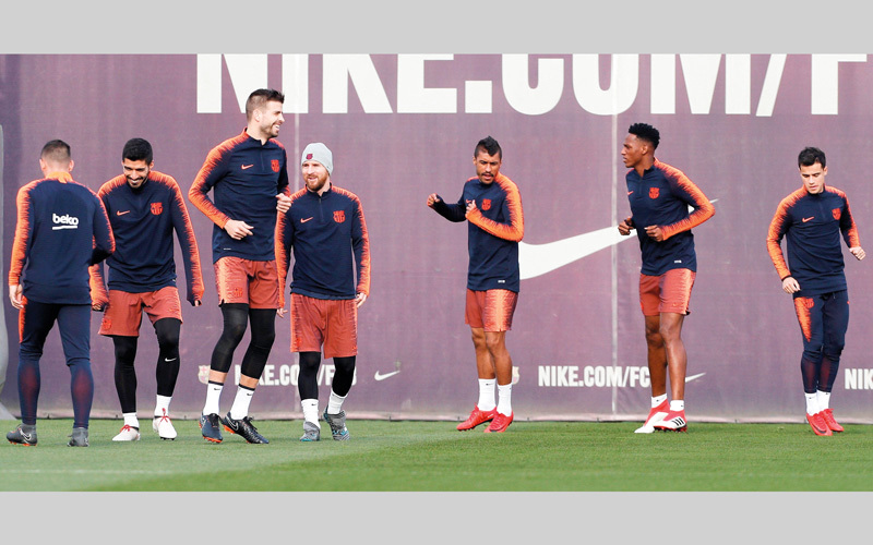 برشلونة استعد جيداً لمواجهة تشلسي في قمة دوري أبطال أوروبا. إي.بي.إيه