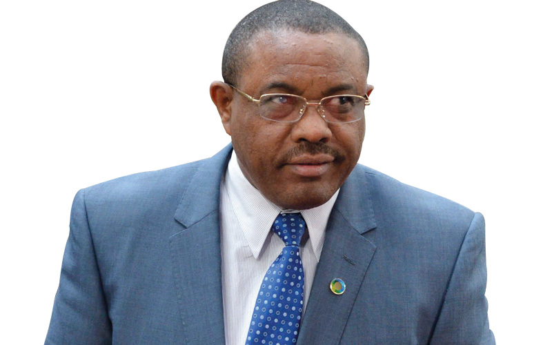 رئيس الوزراء المستقيل هايلي ماريام ديسالين. رويترز