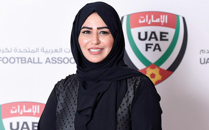 أمل بوشلاخ: أتطلع لرؤية أكبر عدد من الكوادر المواطنة سواء كن لاعبات أو مدربات أو حكمات في كرة القدم.