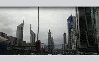 الصورة: بالفيديو.. مطر دبي بتقنية الـ "Time lapse"