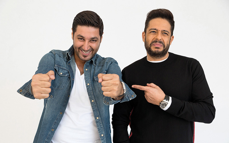 محمد حماقي وهشام الهويش. من المصدر