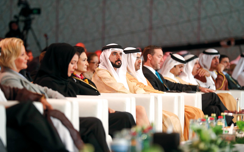 حمدان بن محمد شهد الجلسة الافتتاحية لمنتدى الأعمال العالمي لدول أميركا اللاتينية. وام