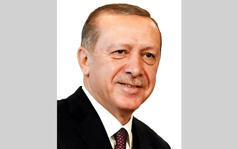 أردوغان مصمم على وضع نهاية لاستقلالية الأكراد في سورية. أ.ف.ب